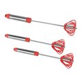 Xsdepot XSDepot 394254 Ronco Self Turning Turbo Whisk; Red - Pack of 3 394254